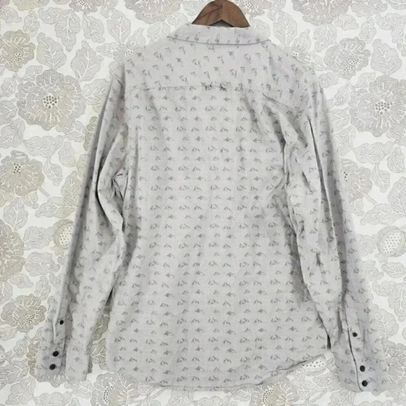 1901 Men's Button down Long sleeve Dress Shirt Mountain All Over Print XXL 9507 - Picture 2 of 7